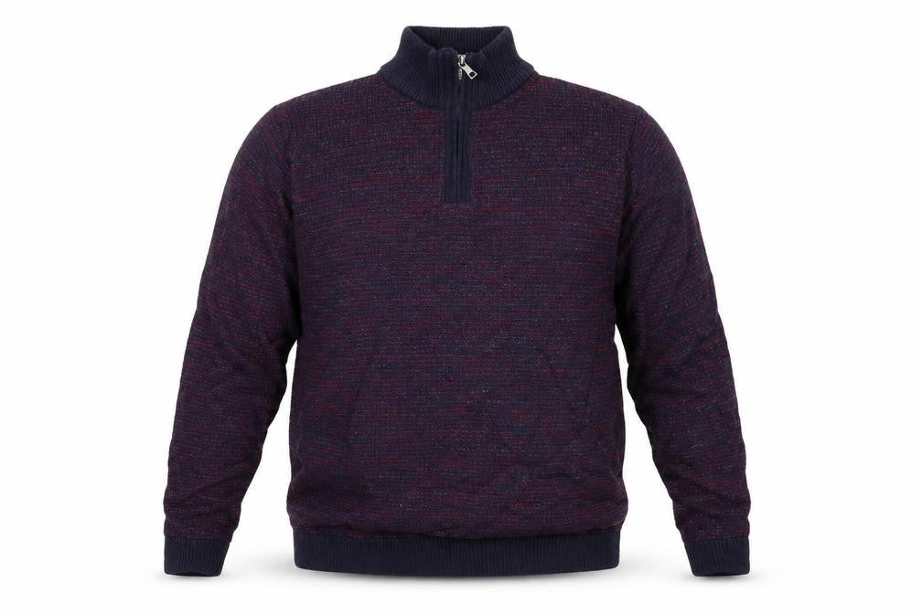 Marks & Spencer  Mens Purple   Henley Jumper Size M