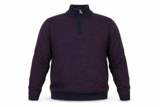 Marks & Spencer  Mens Purple   Henley Jumper Size M