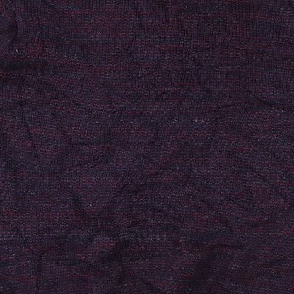 Marks & Spencer  Mens Purple   Henley Jumper Size M