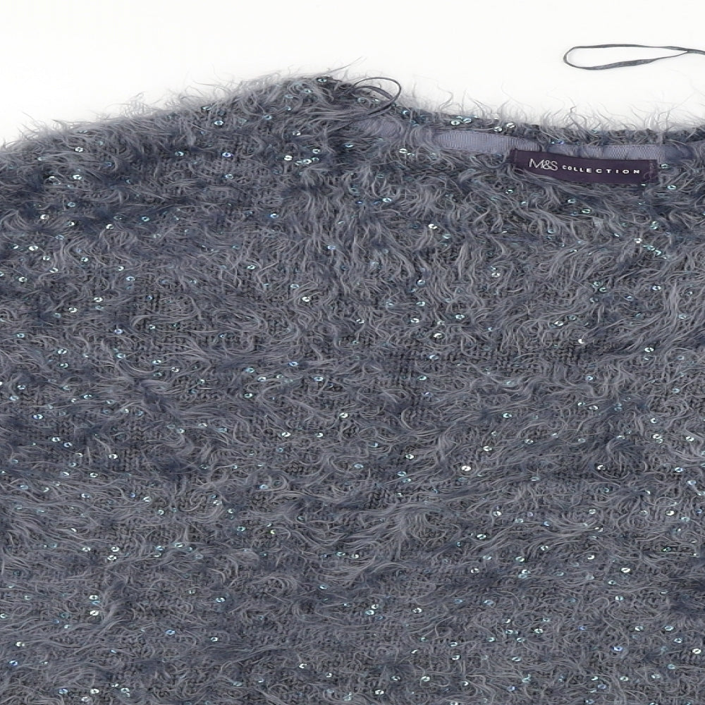 Marks and Spencer  Womens Grey   Pullover Jumper Size 12