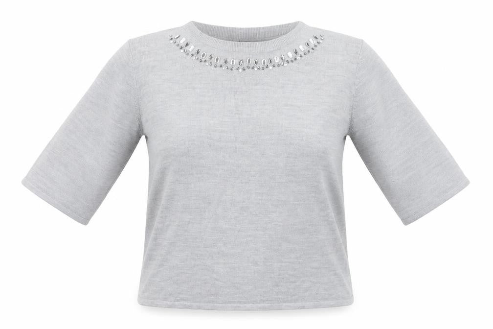 hle Womens Grey   Pullover Jumper Size XL