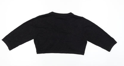 Tu Womens Black   Cardigan Jumper Size 12