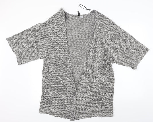 H&M  Womens Grey   Cardigan Jumper Size M