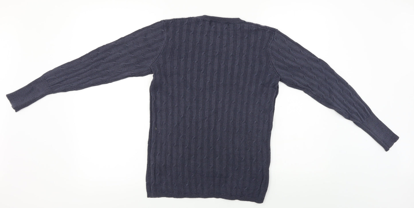The Earth Collection  Mens Grey   Pullover Jumper Size S