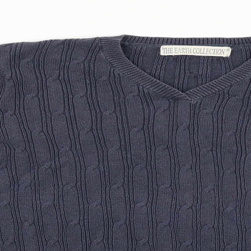 The Earth Collection  Mens Grey   Pullover Jumper Size S