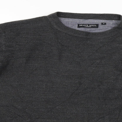 Brave Soul  Womens Grey   Pullover Jumper Size M