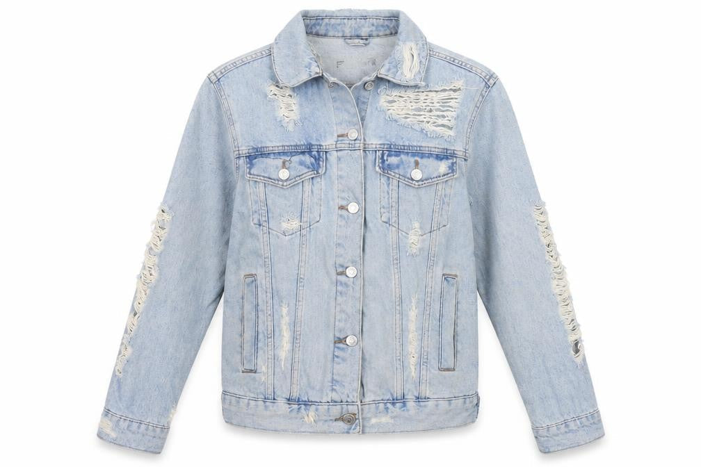 Topshop Womens Blue  Denim Jacket  Size 6