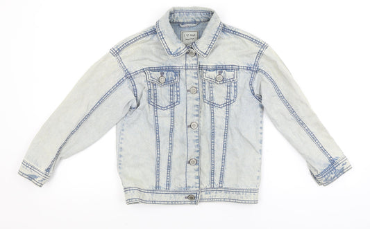 NEXT Girls Blue  Denim Jacket  Size 8 Years  - LA California