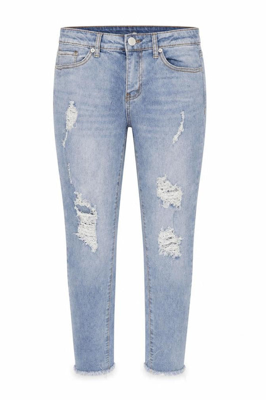 Ashley Mason Womens Blue  Denim Skinny Jeans Size 8 L26 in