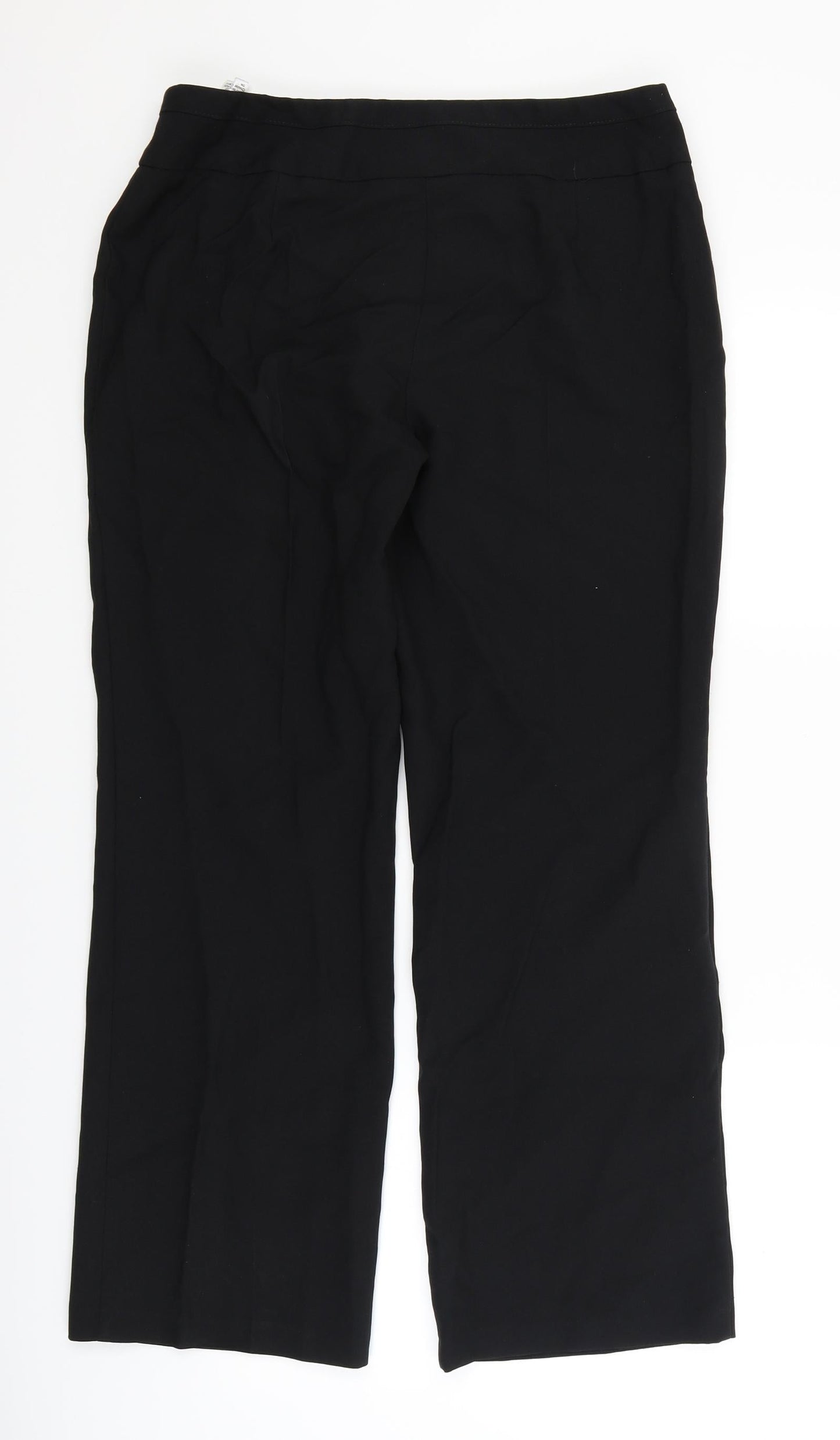 Marks and Spencer Womens Black   Dress Pants Trousers Size 12 L27 in