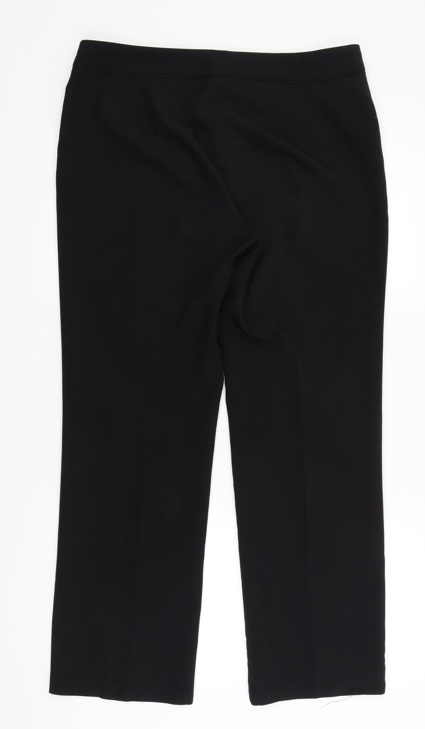 F&F Womens Black   Dress Pants Trousers Size 12 L28 in