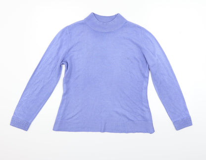 Preloved BHS Womens Blue   Pullover Jumper Size 10 - Front
