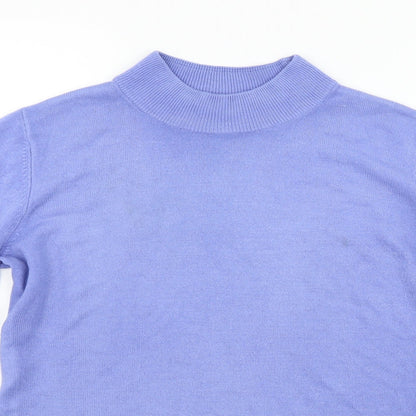 Preloved BHS Womens Blue   Pullover Jumper Size 10 - Detail