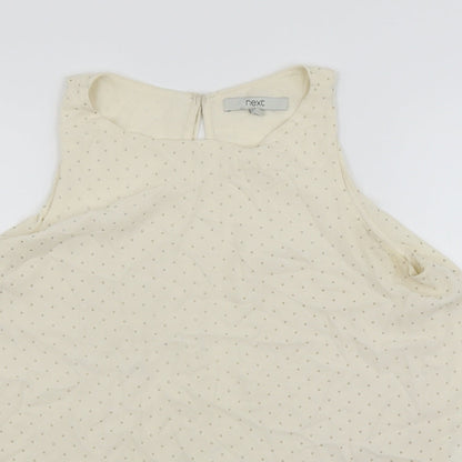 Preloved NEXT  Womens Ivory   Basic Blouse Size 10 - Detail