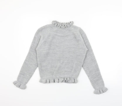 Preloved CAMERO ROSE Womens Grey   Pullover Jumper Size M - Front