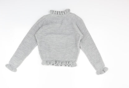 Preloved CAMERO ROSE Womens Grey   Pullover Jumper Size M - Back