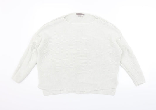 YAYAWOMEN Womens White   Pullover Jumper Size M