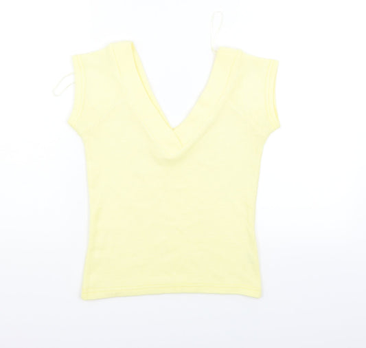 Preworn Womens Yellow   Vest Jumper Size L