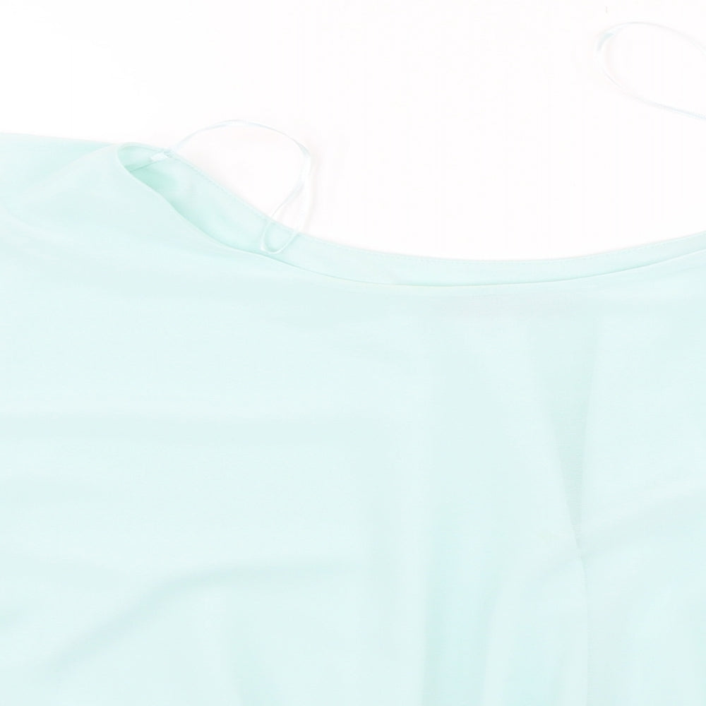 Select Womens Blue   Basic Blouse Size 10