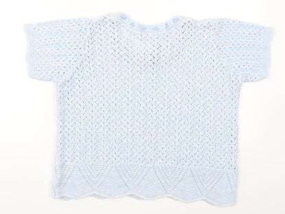 Prauna  Womens Blue   Pullover Jumper Size M