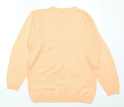 Preloved LC Womens Orange   Pullover Jumper Size 10 - Back