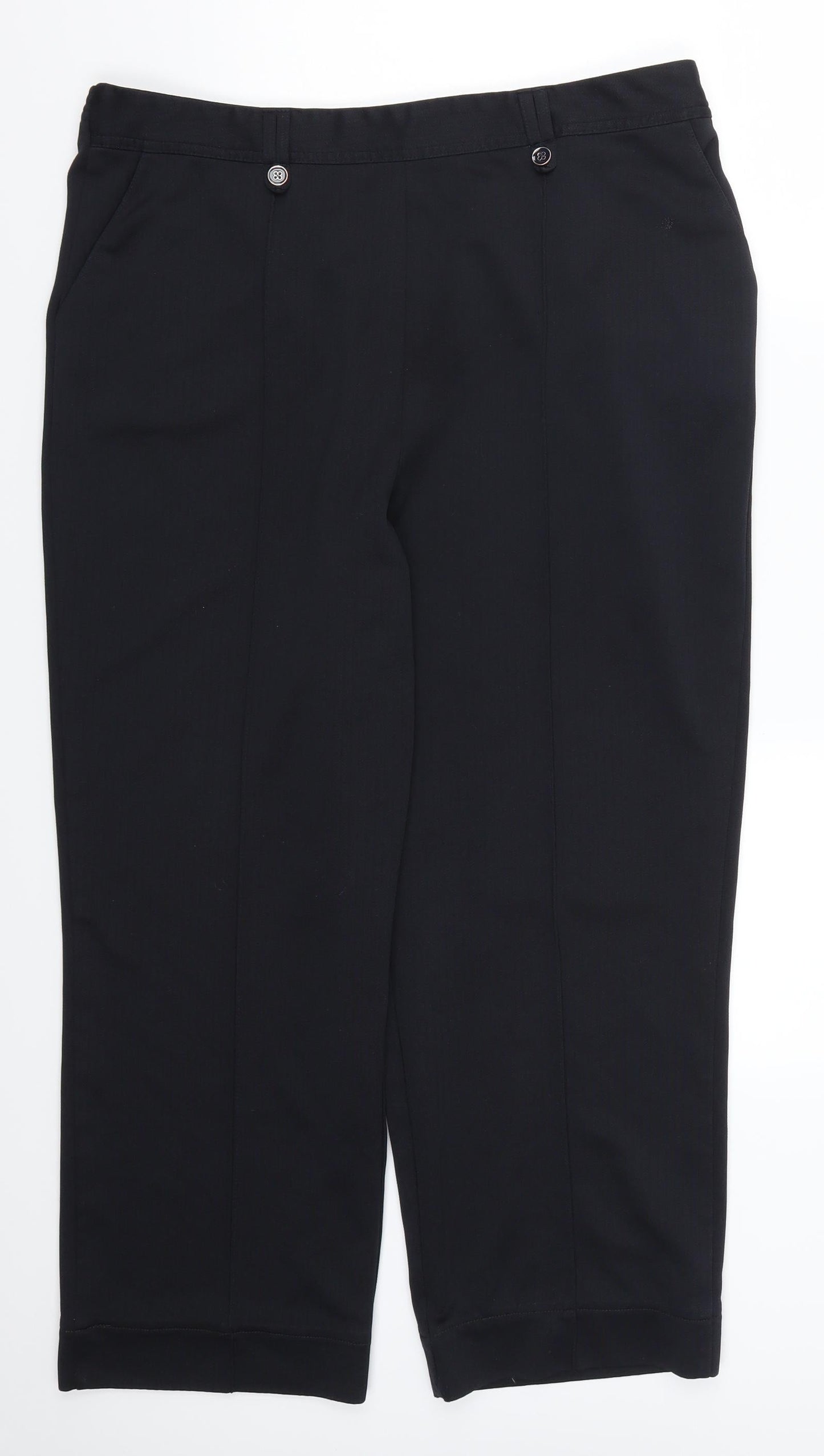 Preworn Womens Blue   Trousers  Size 18 L24.5 in