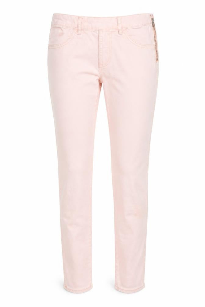 Divided Womens Pink  Denim Skinny Jeans Size 10 L31 in