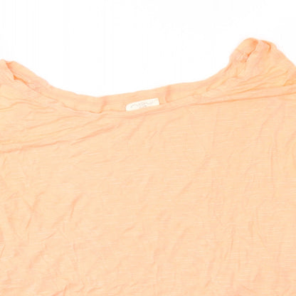 Preloved New Look Womens Orange   Basic Blouse Size 10 - Detail