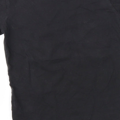 Preloved NEXT Girls Black   Basic T-Shirt Size 5 Years - Label
