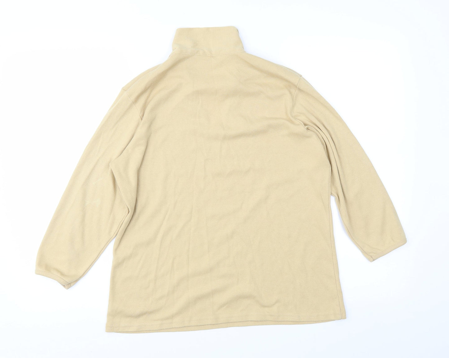 Agenda Womens Yellow   Basic T-Shirt Size 14