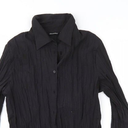 Preloved Atmosphere Womens Black   Basic Button-Up Size 12 - Detail