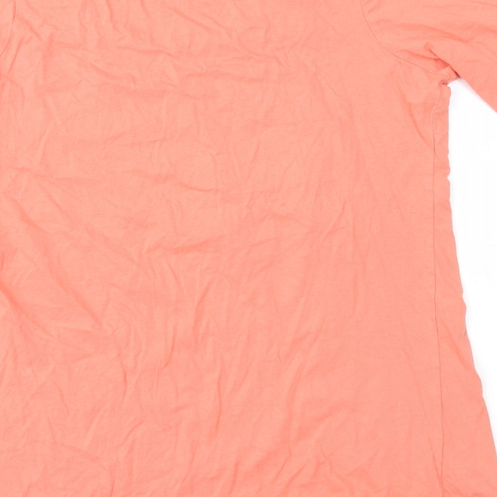 Select Womens Orange   Basic T-Shirt Size 14