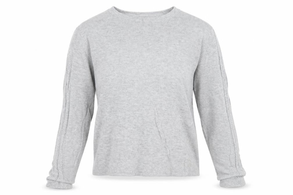 Zara Womens Grey  Knit Pullover Jumper Size L