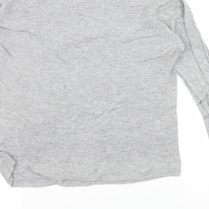 Zara Womens Grey  Knit Pullover Jumper Size L
