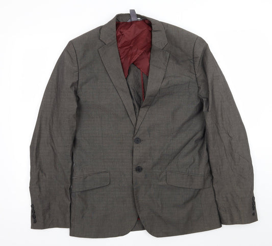 H&M Mens Grey   Jacket Suit Jacket Size L
