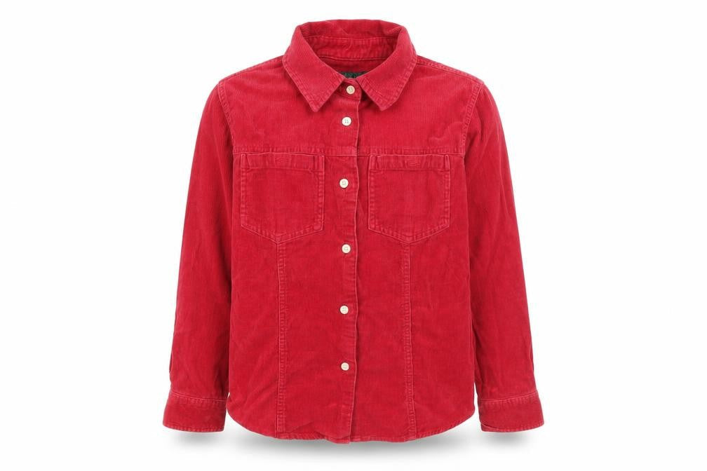 Hawkshead Boys Red  Corduroy Basic Button-Up Size 9-10 Years
