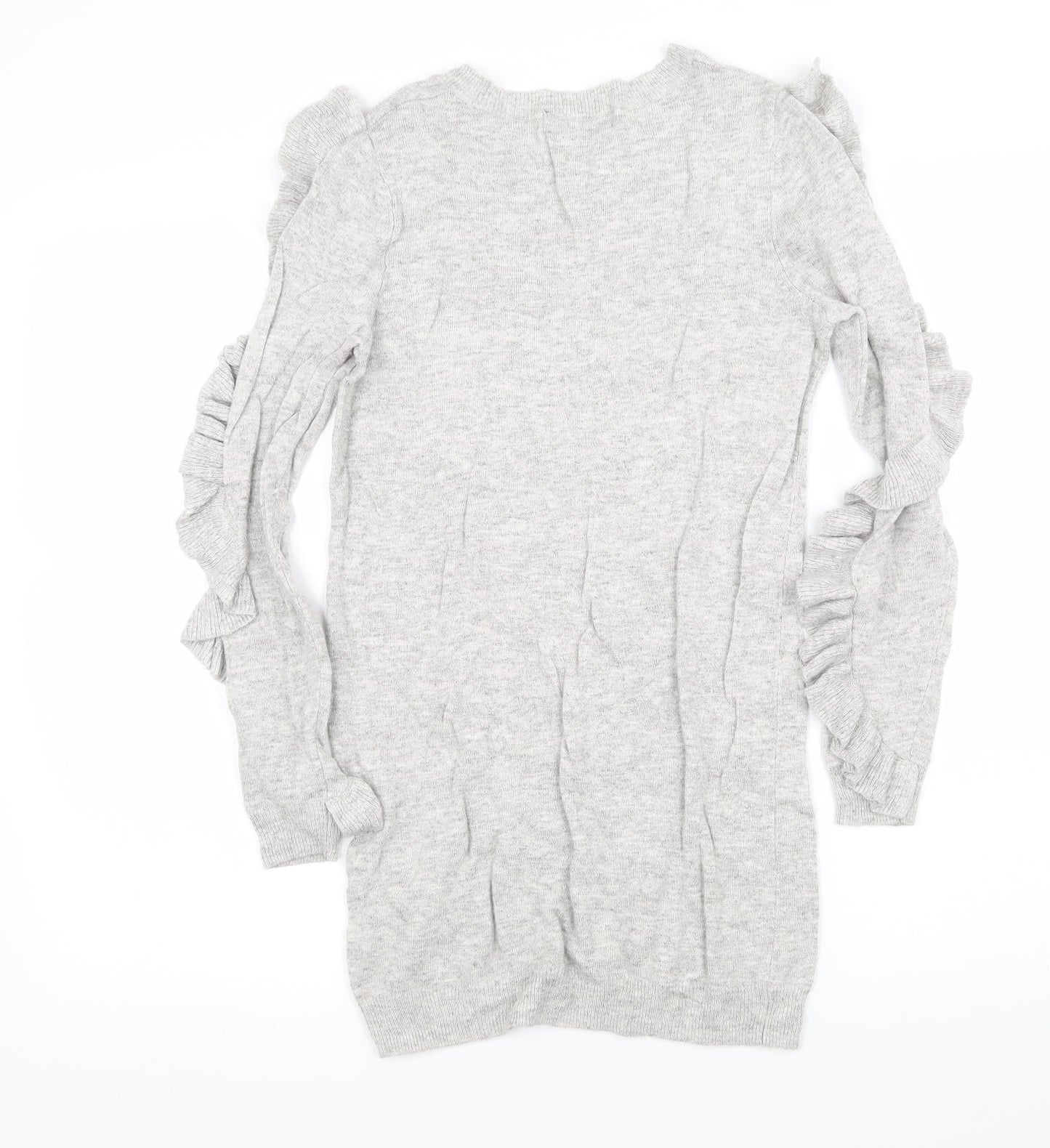 Marks and Spencer Womens Grey  Knit Pullover Jumper Size 8