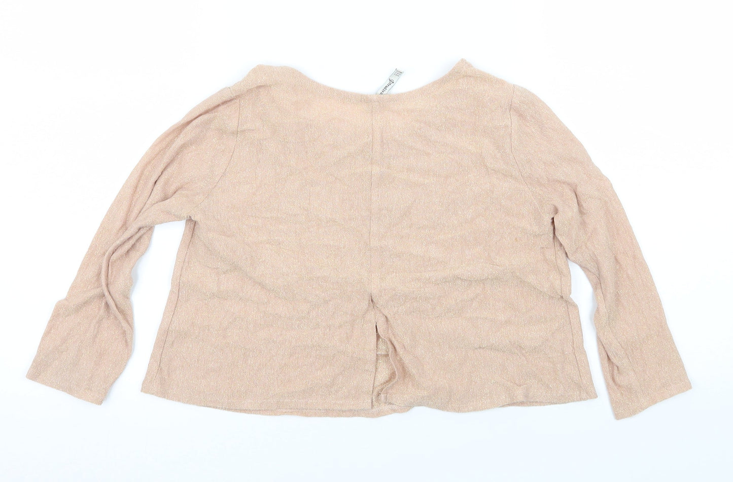 Stradivarius Womens Pink  Knit Basic T-Shirt Size S