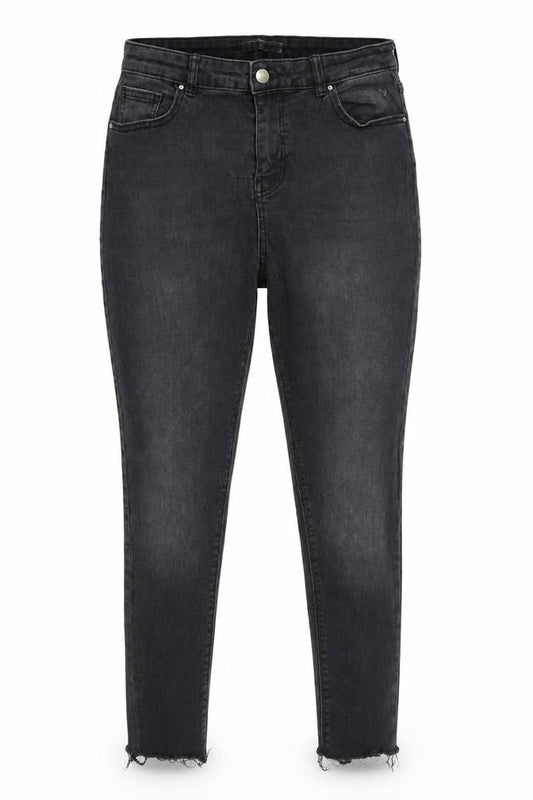 Denim & Co. Womens Grey  Denim Skinny Jeans Size 14 L25 in