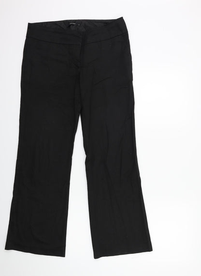 Vero Moda Womens Black   Trousers  Size 10 L30 in
