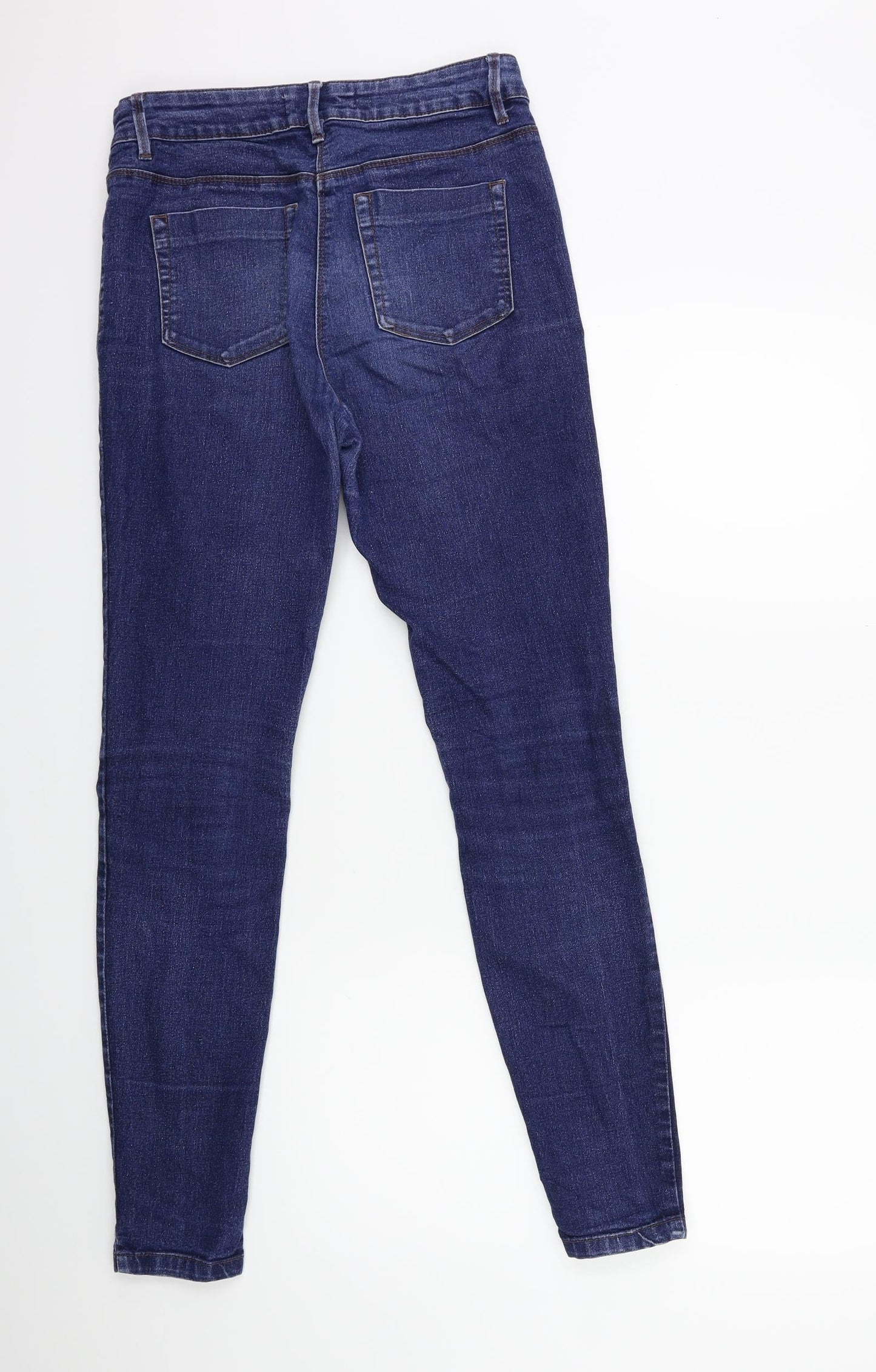 Papaya Womens Blue  Denim Skinny Jeans Size 8 L30 in