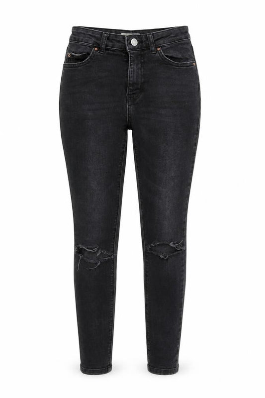 Denim & Co. Womens Black  Denim Skinny Jeans Size 6 L27 in