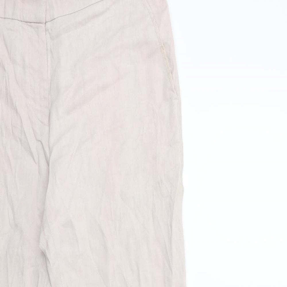 Jigsaw Womens Beige   Trousers  Size 10 L28 in