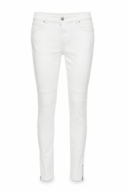 Denim & Co. Womens White  Denim Skinny Jeans Size 8 L29 in