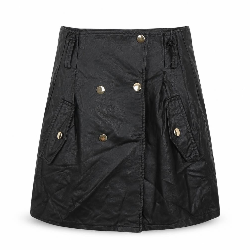 Preworn Womens Black   A-Line Skirt Size S