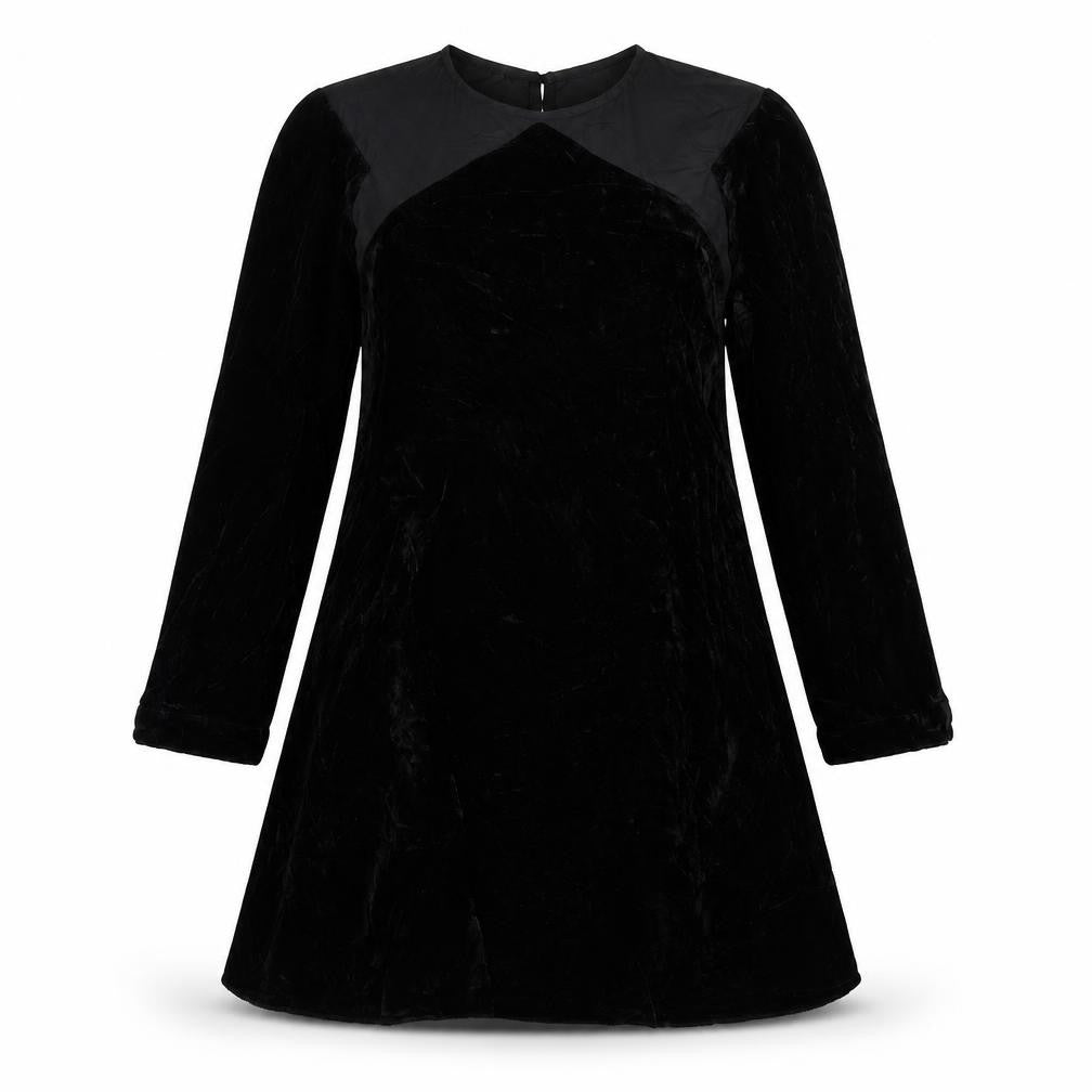 Little White les  Womens Black   A-Line  Size M