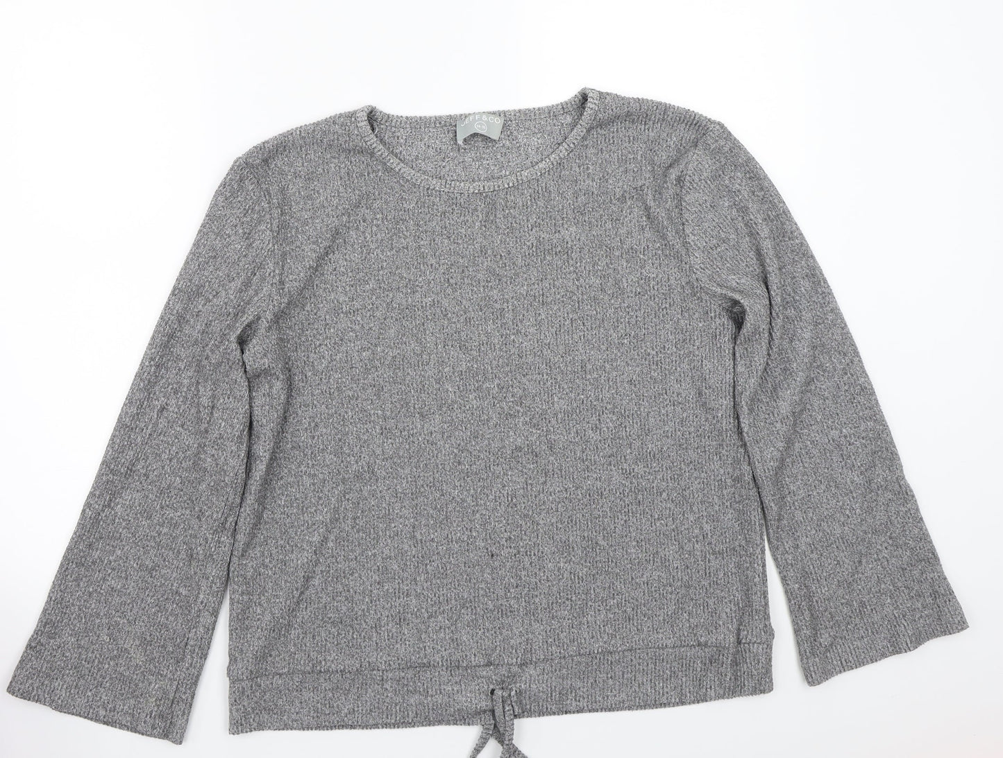 Jeff&co Womens Grey   Pullover Jumper Size 14