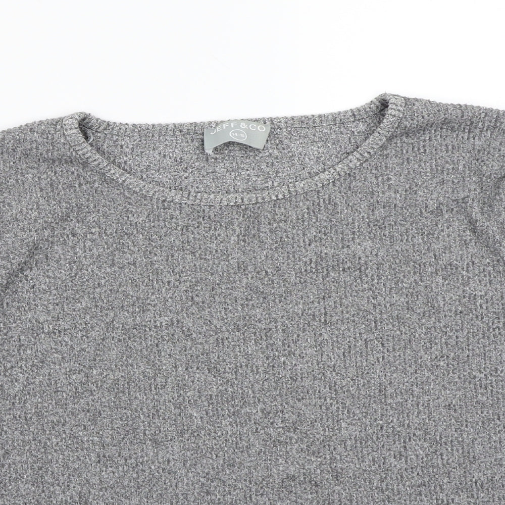 Jeff&co Womens Grey   Pullover Jumper Size 14