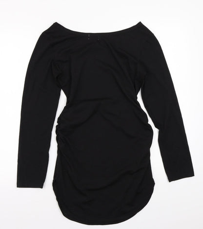 Preloved Ethan & cocoa Womens Black   A-Line  Size M - Back