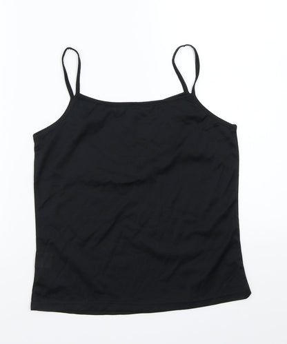 Preworn Womens Black   Basic Tank Size 10